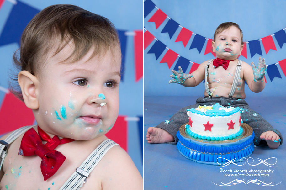 Fotografo primo compleanno Milano - Smash Cake