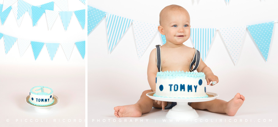 Smash Cake | Foto Bambino con torta Milano