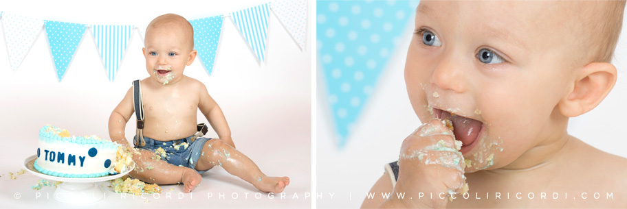 Smash Cake | Foto Bambino con torta Milano