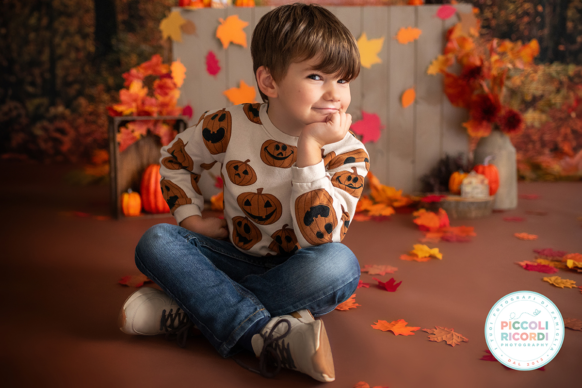 Fotografo Bambini Milano | Servizio Fotografico Halloween Autunno