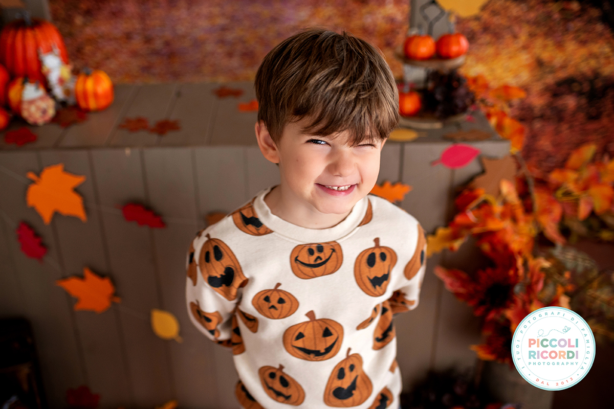 Fotografo Bambini Milano | Servizio Fotografico Halloween Autunno