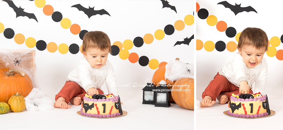 Servizio fotografico Smash Cake Milano | Halloween | Balloons | Trick or Treat| Zucche | Pumpkins