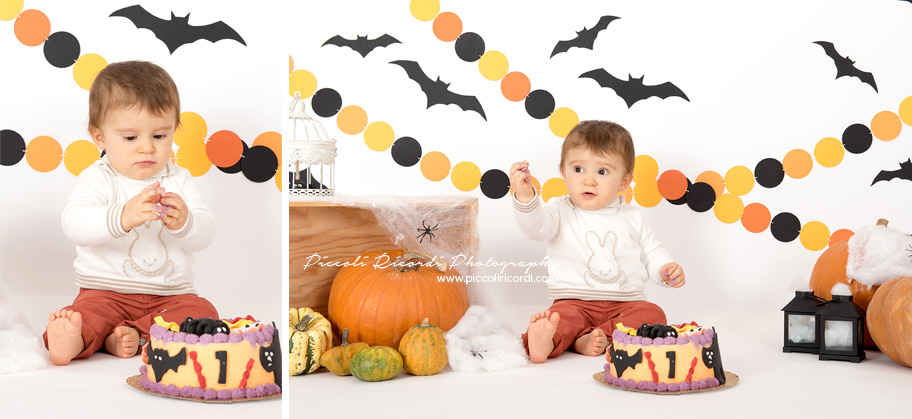 Servizio fotografico Smash Cake Milano | Halloween | Balloons | Trick or Treat| Zucche | Pumpkins