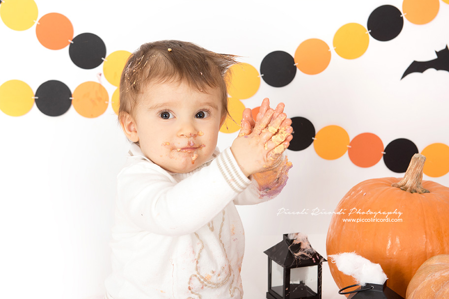 Servizio fotografico Smash Cake Milano | Halloween | Balloons | Trick or Treat| Zucche | Pumpkins