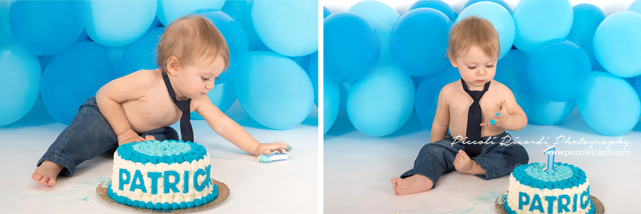Servizio fotografico Smash Cake Milano | Balloons | Palloncini | Torta | Primo Compleanno