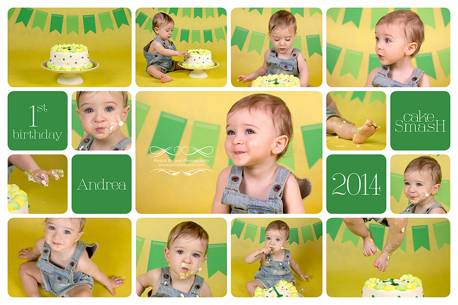 Servizio fotografico primo compleanno - Smash Cake