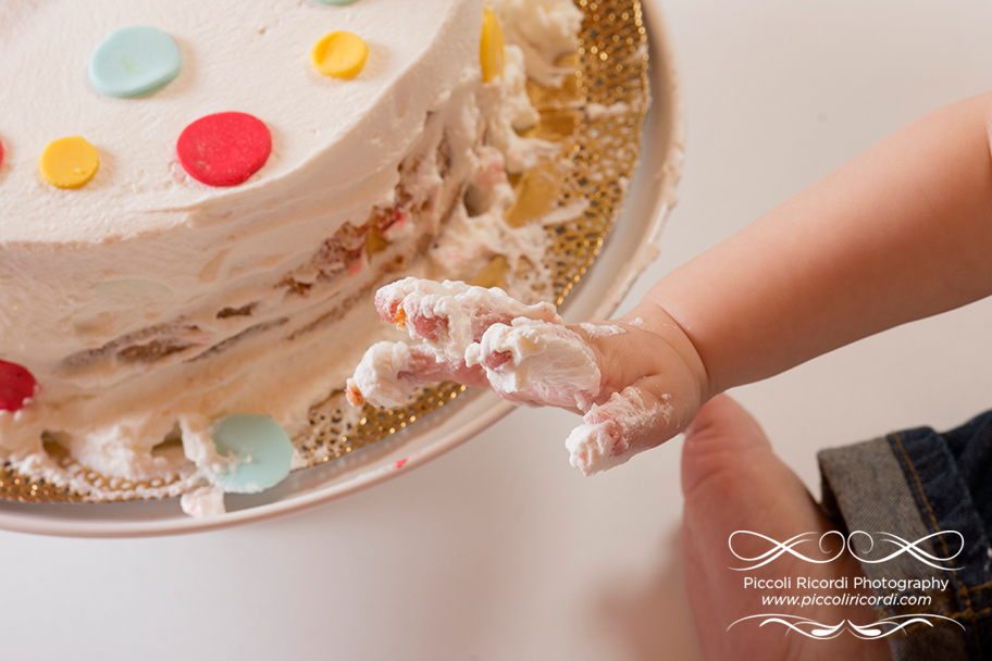Servizio Fotografico Cake Smash Milano | Fotografo Famiglia Milano | Primo compleanno smash cake
