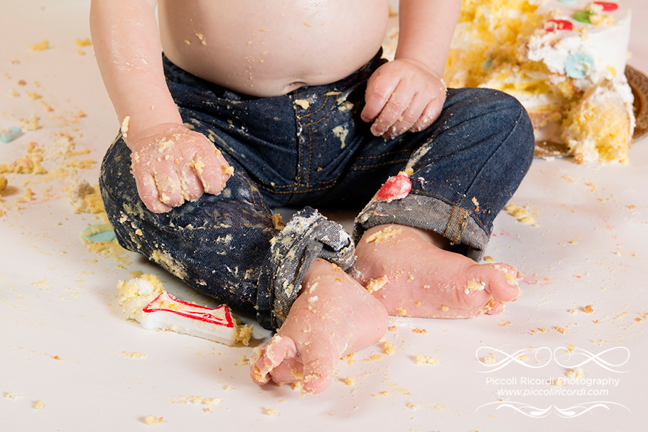 Servizio Fotografico Cake Smash Milano | Fotografo Famiglia Milano | Primo compleanno smash cake