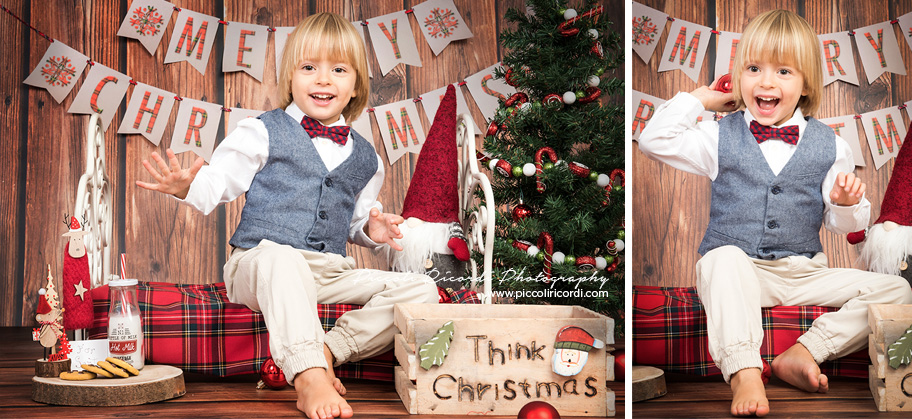 Le foto di Natale di Piccoli Ricordi | Mini Sessioni Natale | Servizio Fotografico Bambini e Famiglia